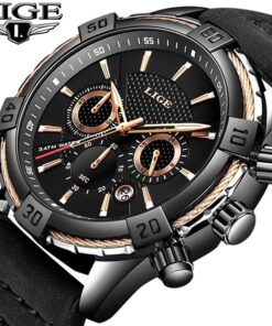 Lige Leather Chronograph